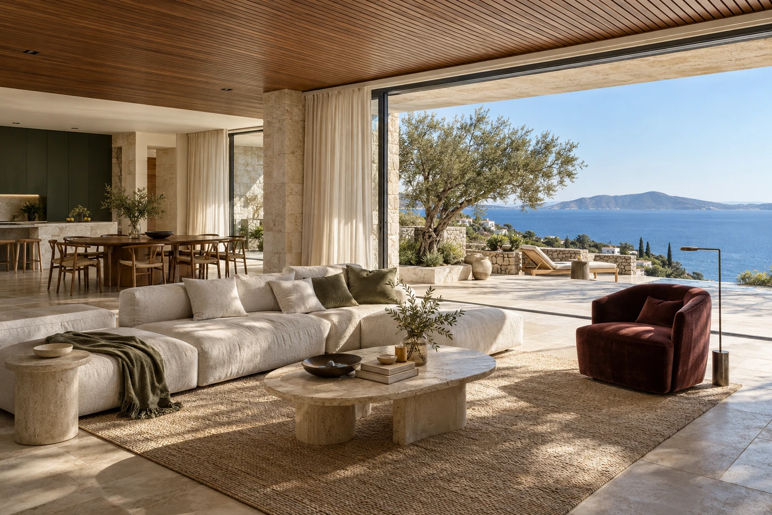 Bodrum’dan esinlenen özgün iç mimari konsepti